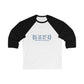 New Haven Coordinates Unisex 3/4 Sleeve Baseball Tee