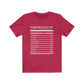 Fairfield Facts Unisex Jersey Short Sleeve Tee