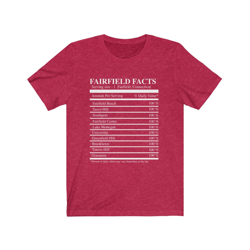 Fairfield Facts Unisex Jersey Short Sleeve Tee