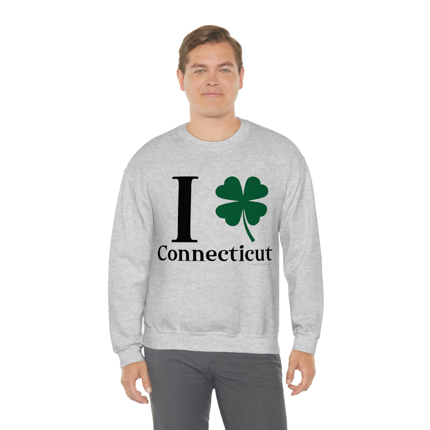 I Clover Connecticut Unisex Heavy Blend™ Crewneck Sweatshirt