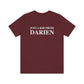 Just a kid from Darien Unisex Jersey Short Sleeve Tee