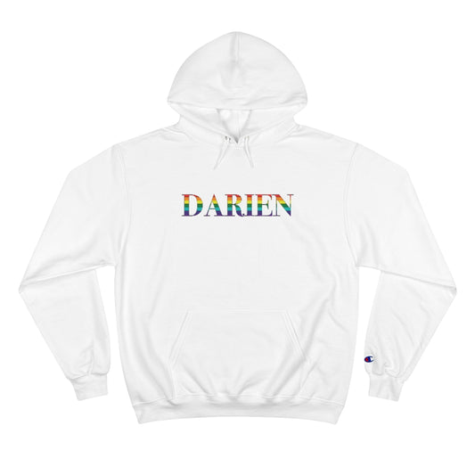 Darien rainbow pride hooded sweatshirt hoodie