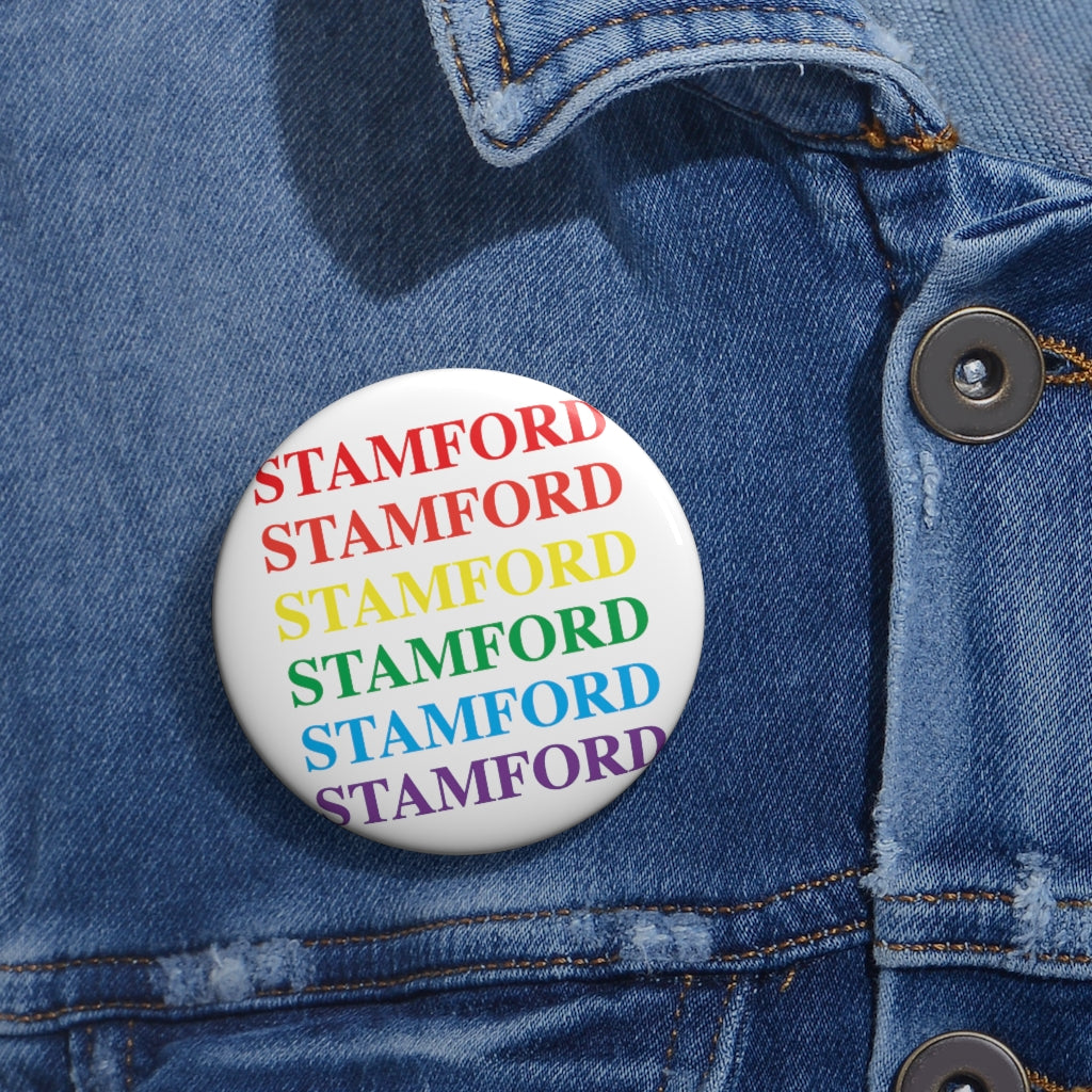 Do you have Stamford Pride?  Stamford, Connecticut apparel and gifts including mugs including LGBTQ inspired buttons