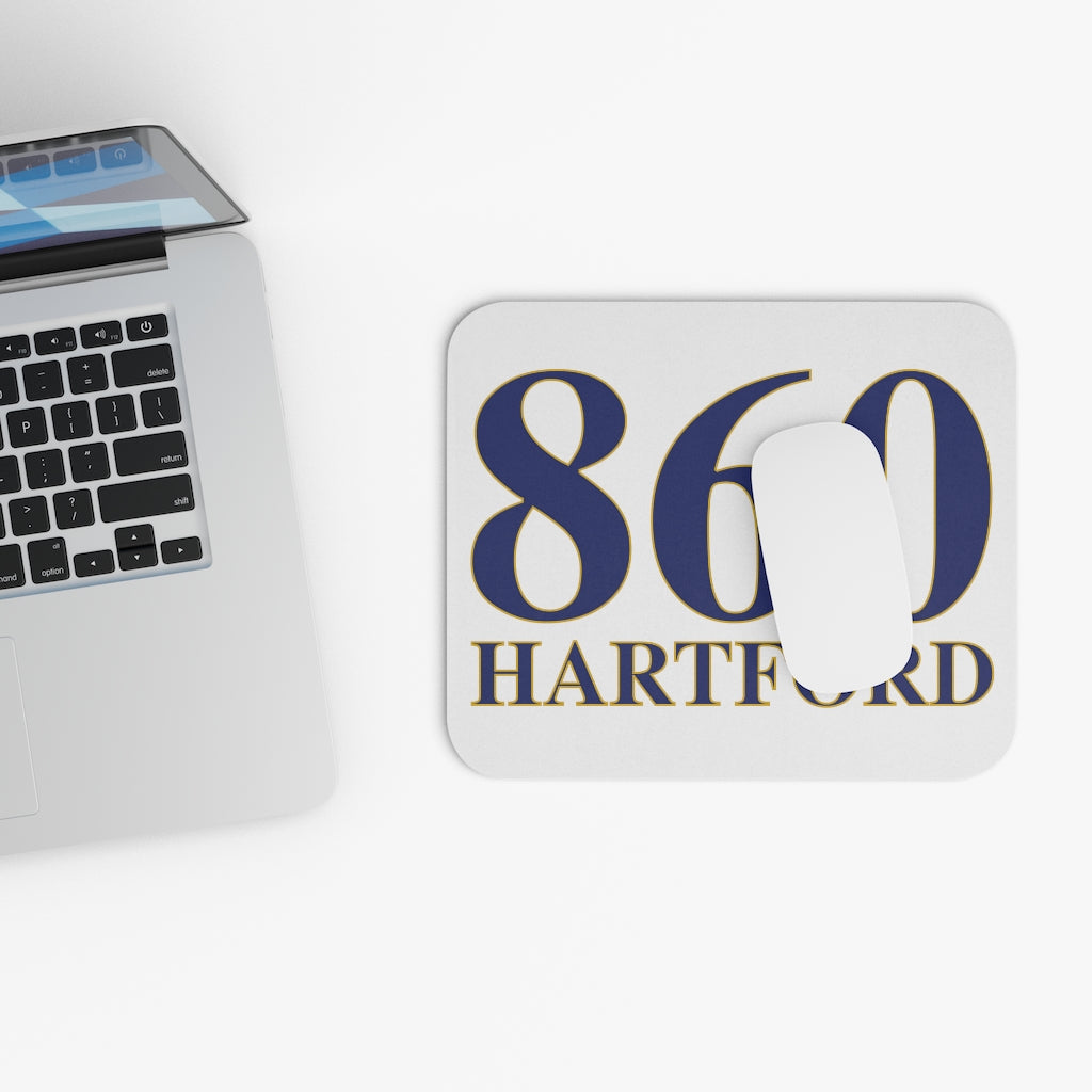 860 Hartford Mouse Pad 860 Hartford Collection. Inspired by the Connecticut flag and the 860! Show off for your pride for Connecticut and Hartford!   Proceeds of this collection go to help build Finding Connecticut’s website and brand. • Free USA shipping   Click here to go to our home page