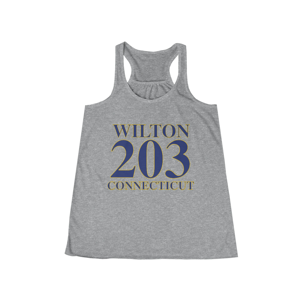 Wilton 203 Connecticut Women's Flowy Racerback Tank