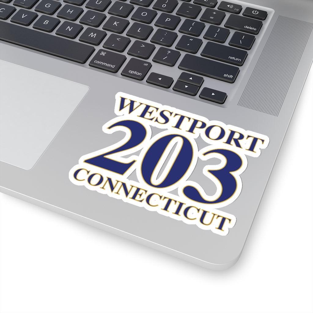 The 203 Westport Collection. Show off Westport and Connecticut at the same time. Colors were inspired by the Connecticut state flag. 