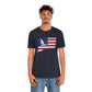 Minuteman Connecticut Flag Unisex Jersey Short Sleeve Tee