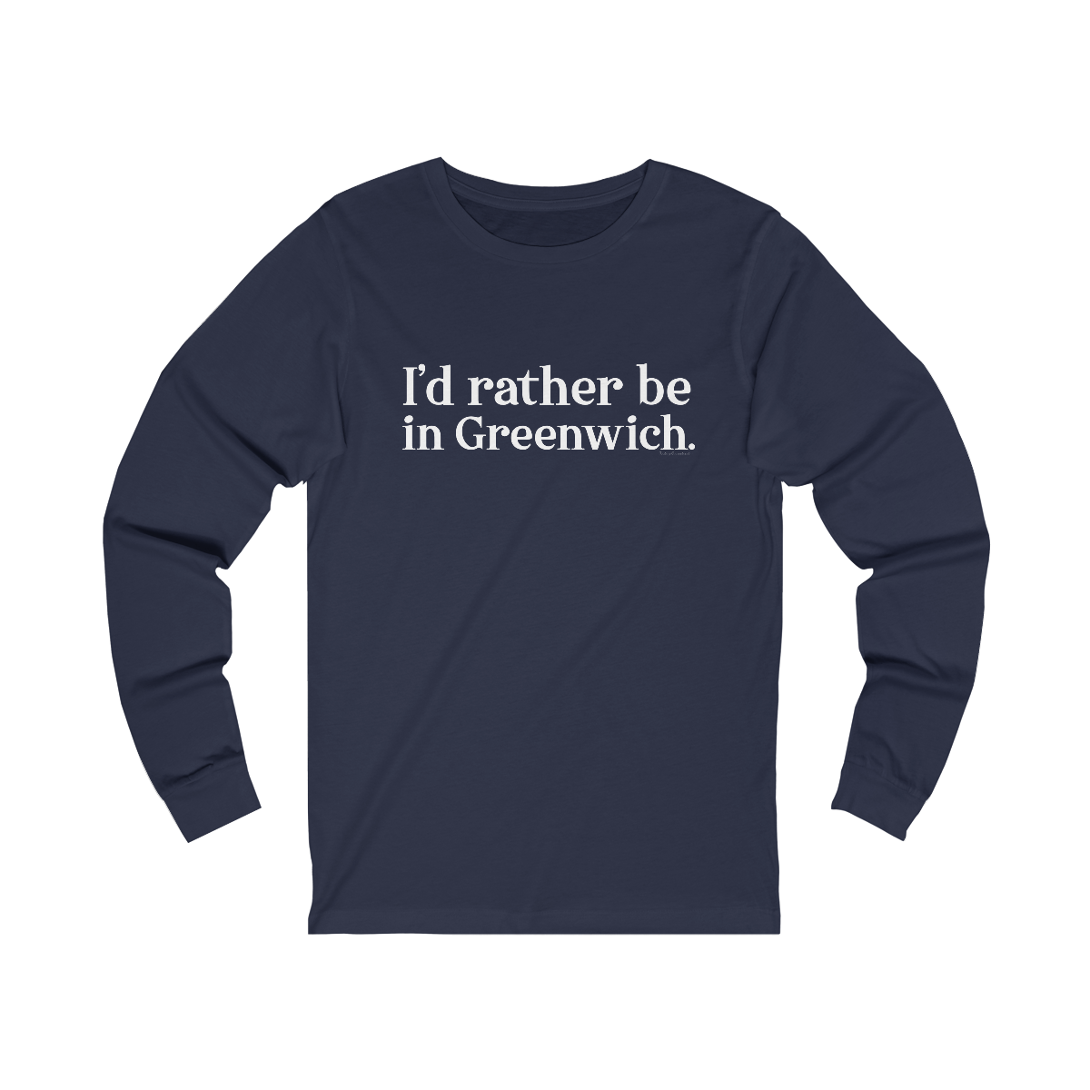 greenwich ct / connecticut unisex long sleeve t shirt 