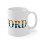 Hartford Rainbow White Ceramic Mug
