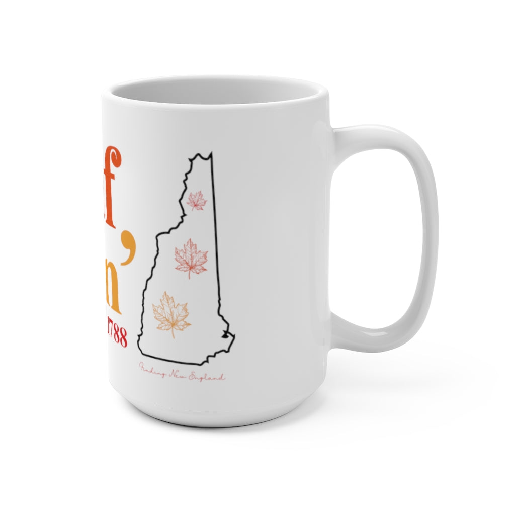 Leaf Peepin' New Hampshire  Show your love for the fall season with this Leaf Peepin' Connecticut collection. From the traveler to the local, this collection is inspired for anyone who loves the crisp air and colorful autumn season. Proceeds of this collection go to help grow Finding New England's brand. 