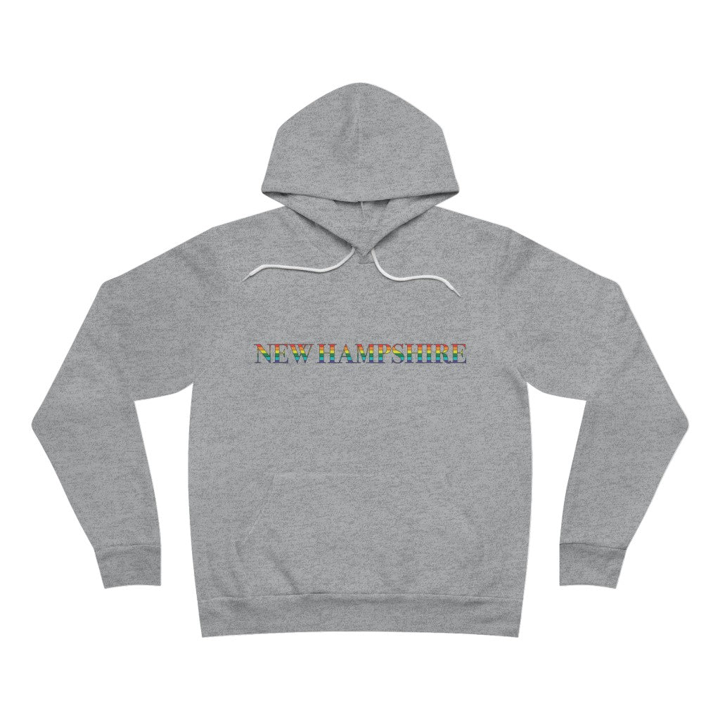 New Hampshire Rainbow Unisex Sponge Fleece Pullover Hoodie