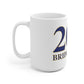 203 Bridgeport White Ceramic Mug