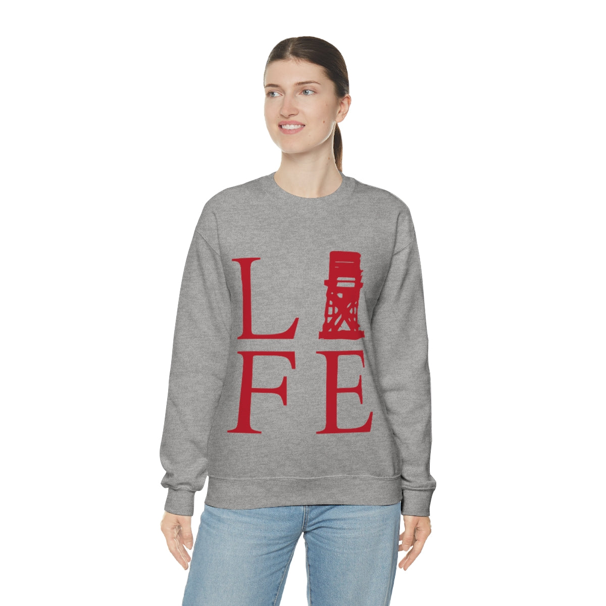 Fairfield Life (front) Unisex Heavy Blend™ Crewneck Sweatshirt