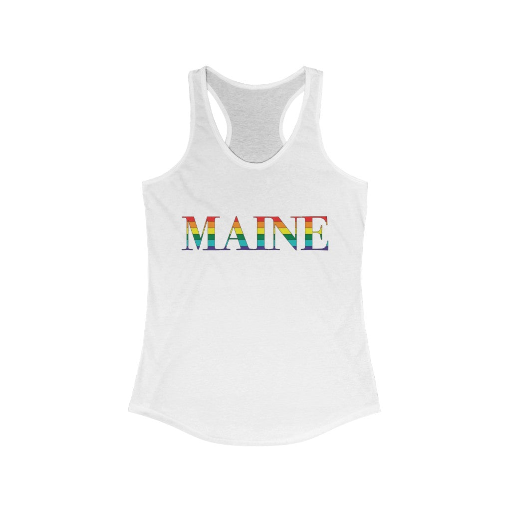 Maine Pride Women's Ideal Racerback Tank