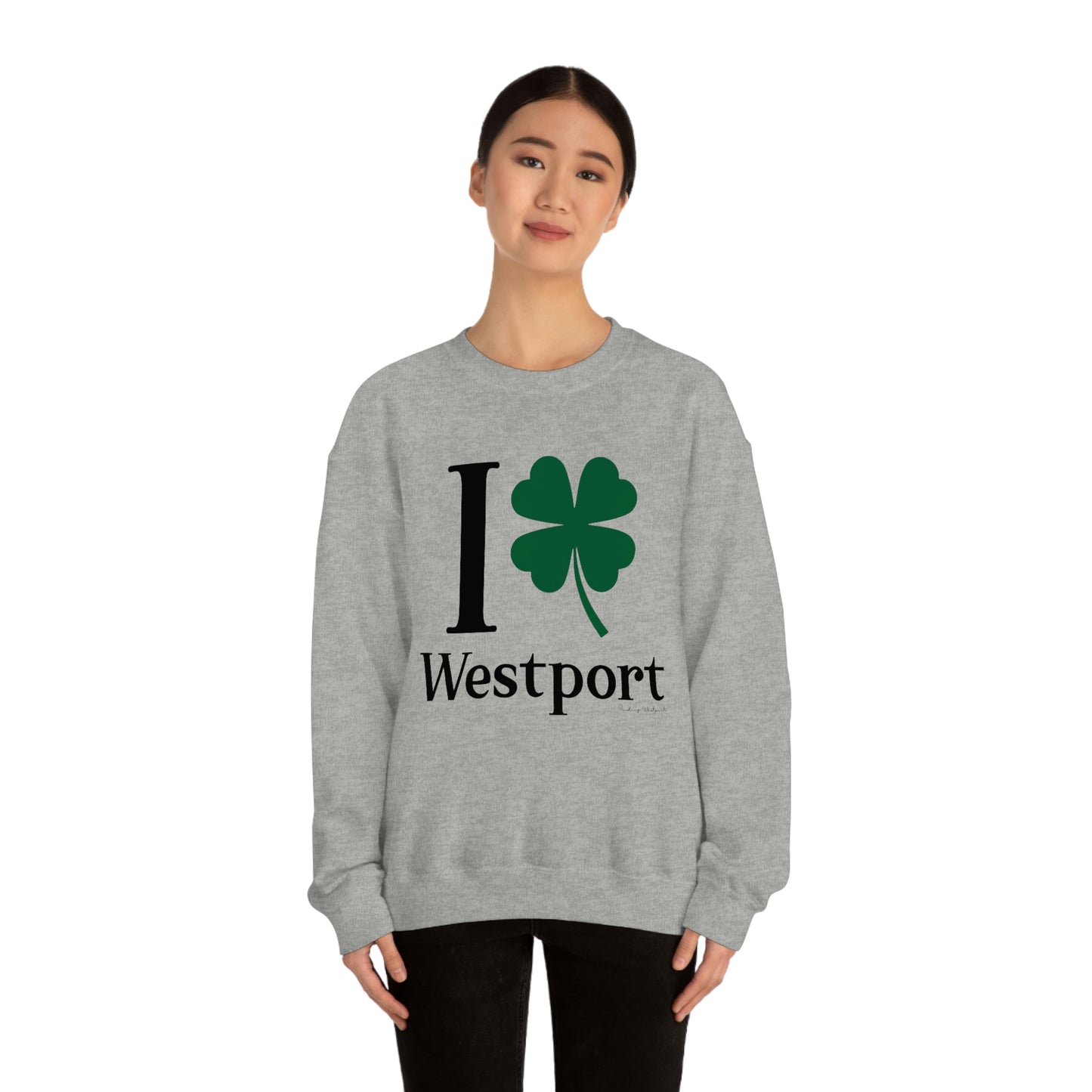 I Clover Westport Unisex Heavy Blend™ Crewneck Sweatshirt