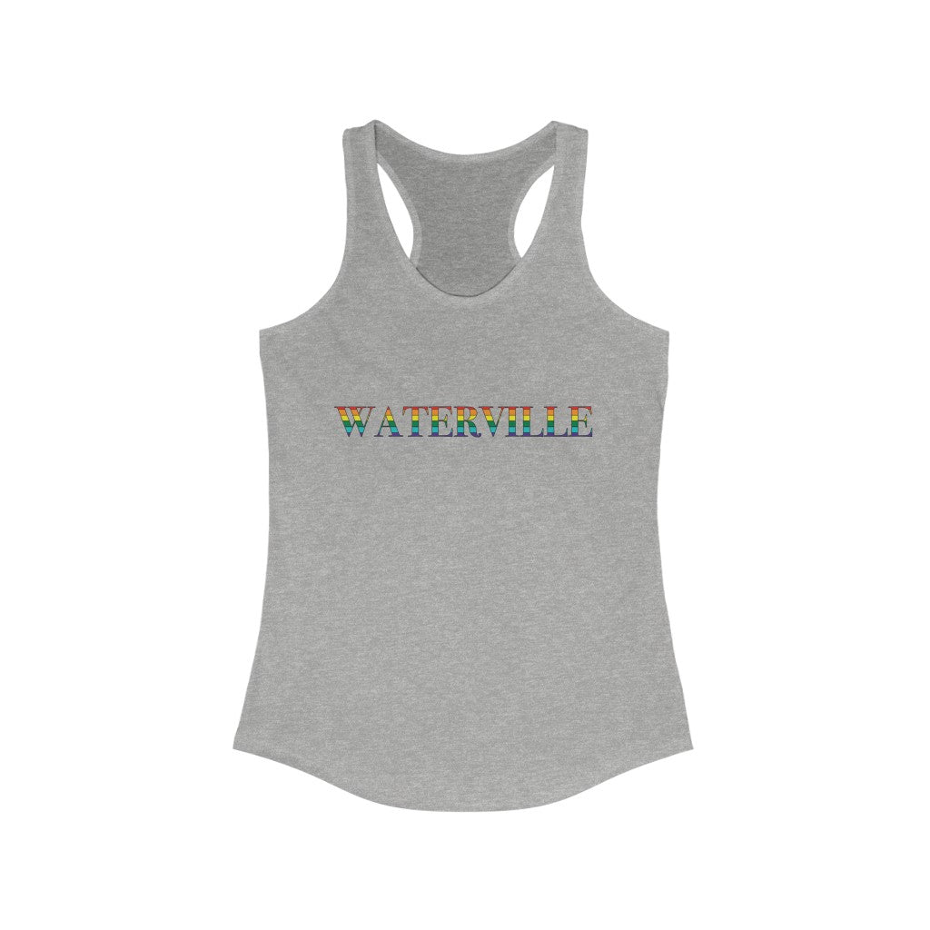 Waterville Rainbow Women's Ideal Racerback Tank