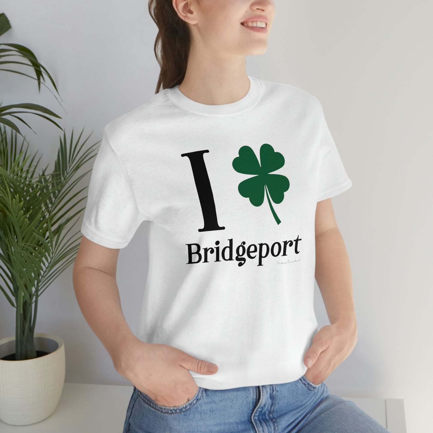 I Clover Bridgeport Unisex Jersey Short Sleeve Tee