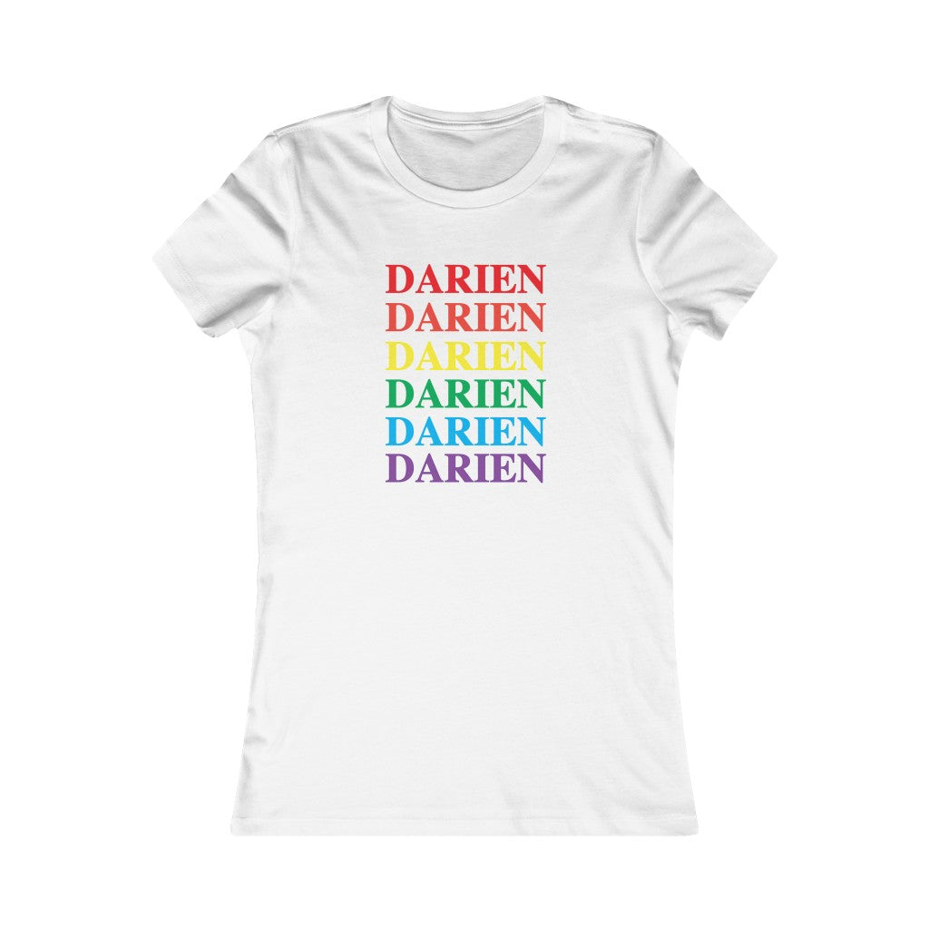 Darien pride womens tee shirt