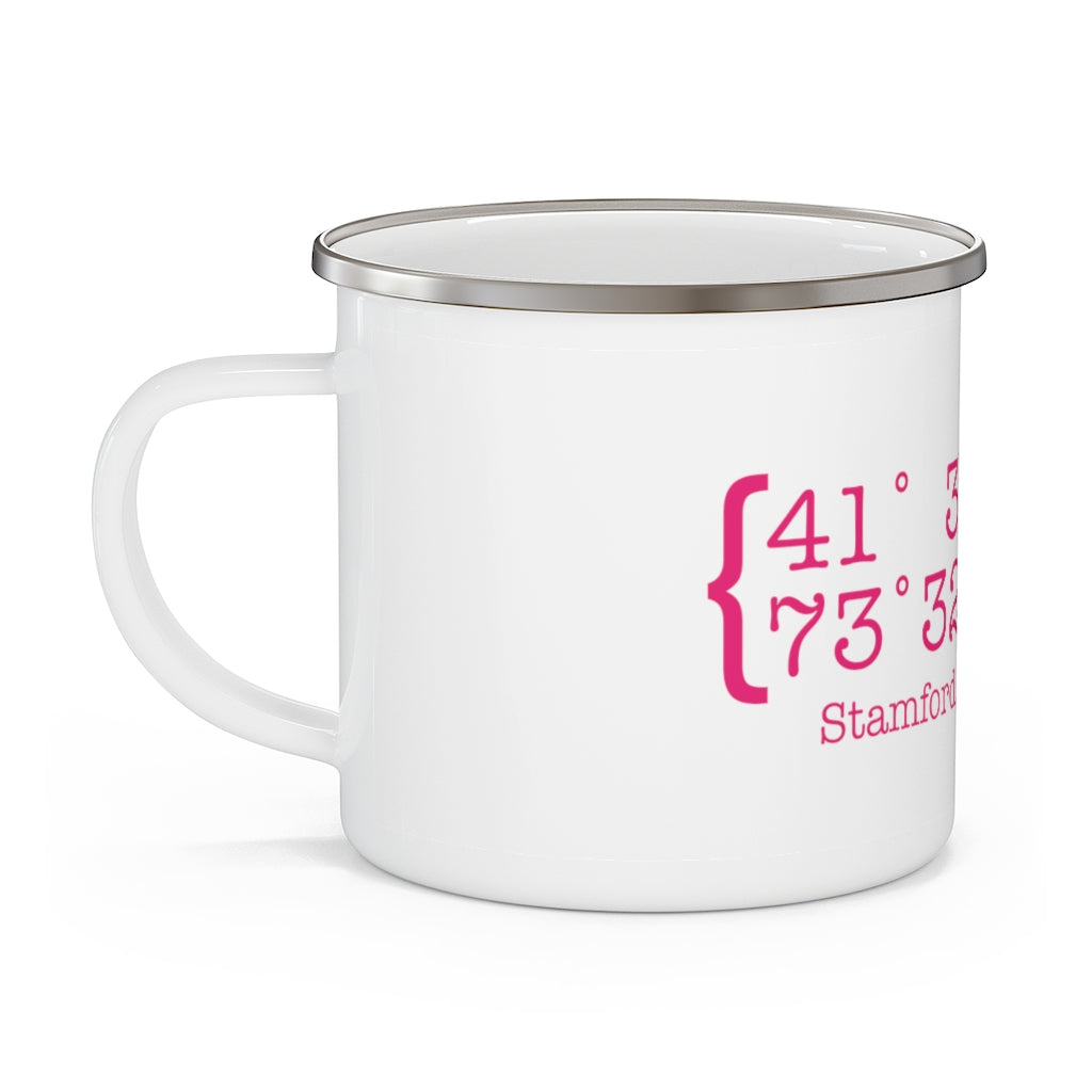 Stamford Coordinates Enamel Camping Mug