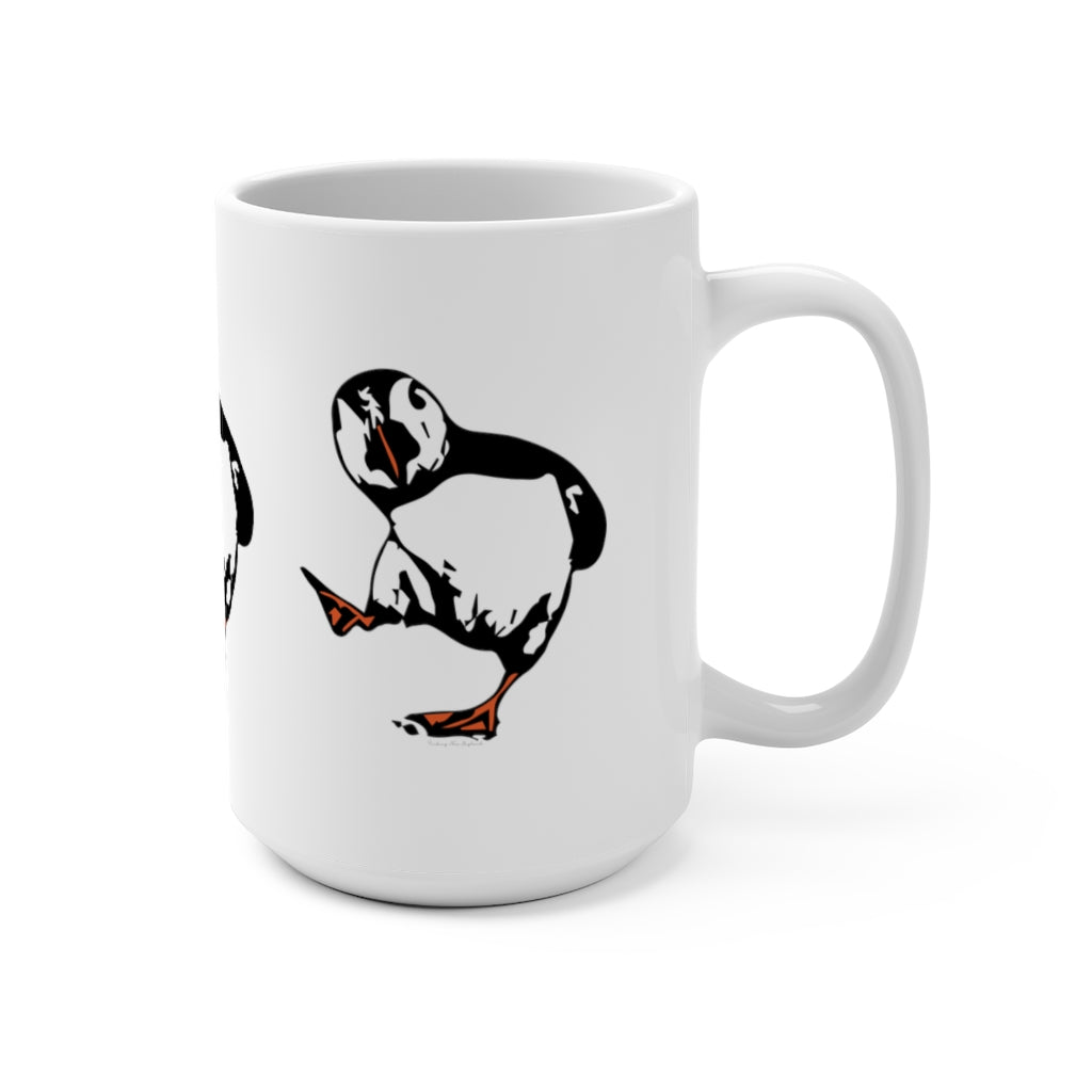 atlantic puffin coffee mug