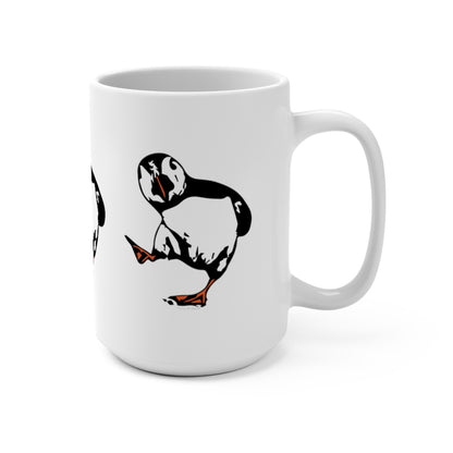 atlantic puffin coffee mug