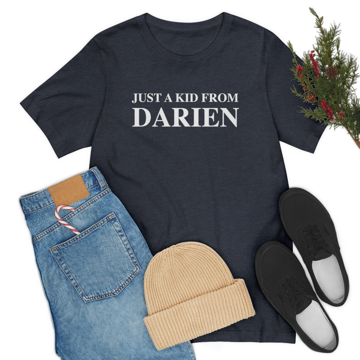 just a kid from darien connecticut tee shirt