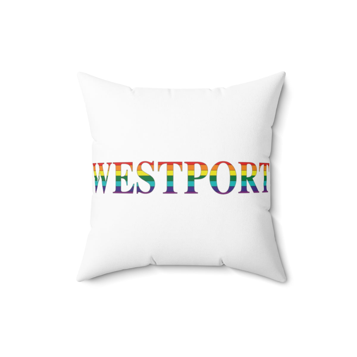 Westport Rainbow  Spun Polyester Square Pillow