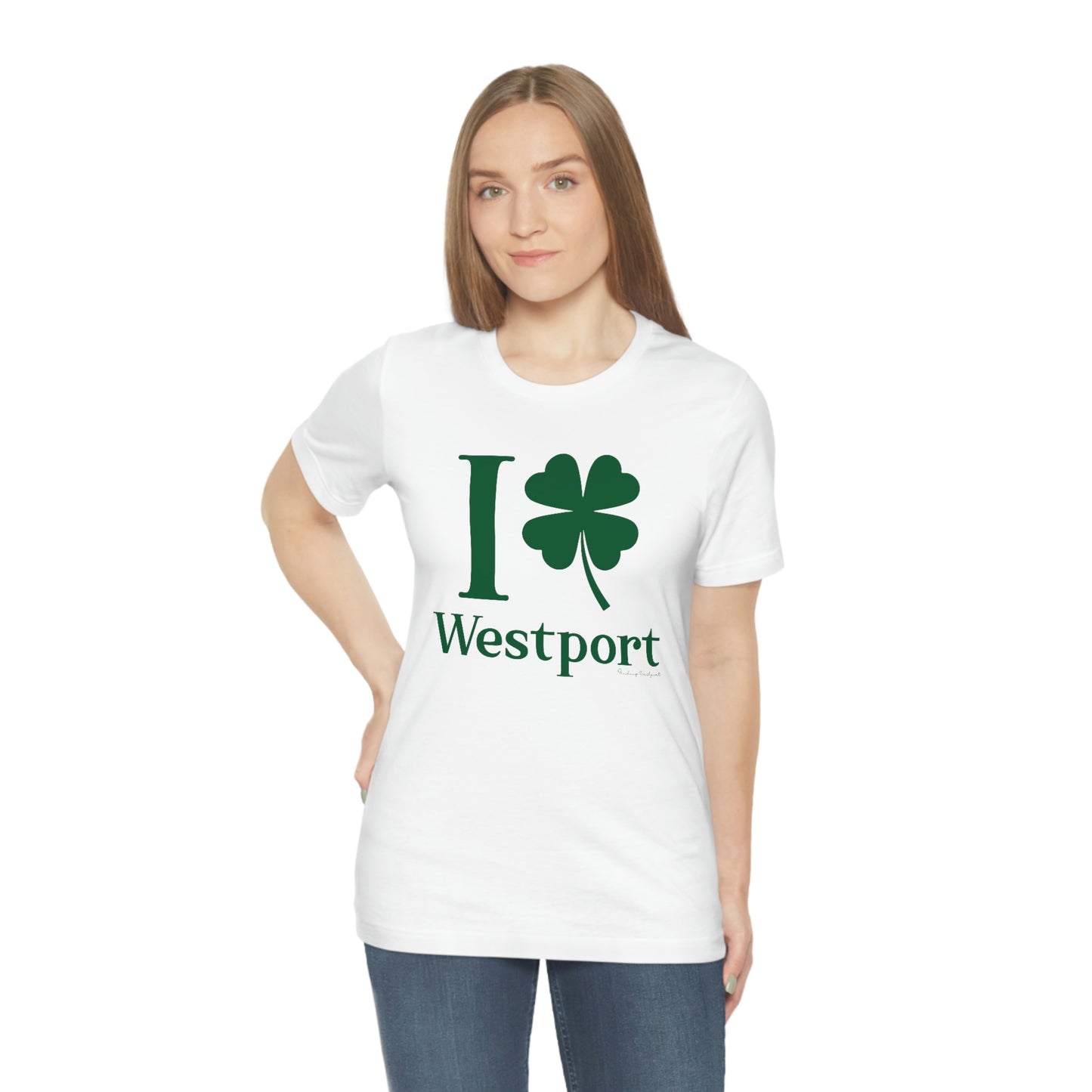 I Clover Westport (Green) Unisex Jersey Short Sleeve Tee