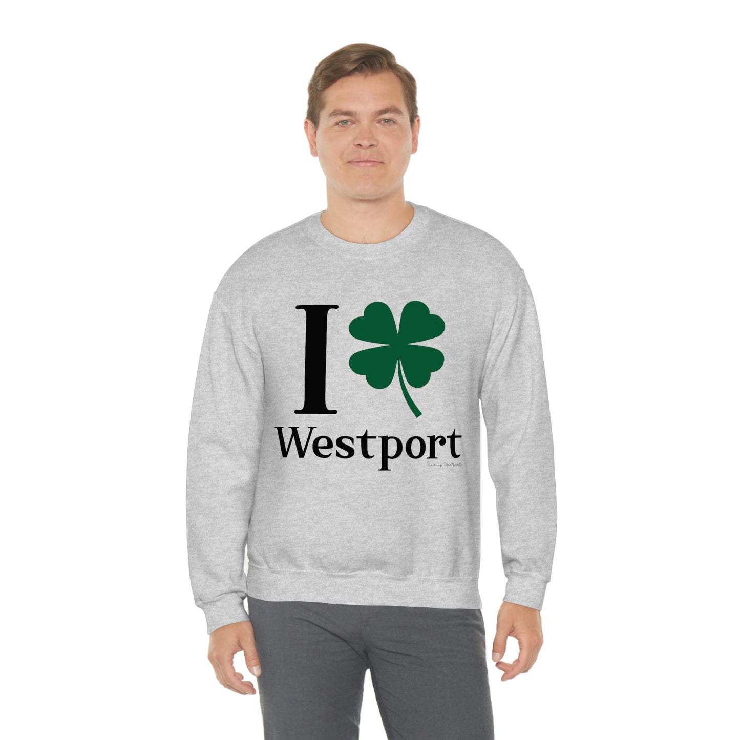 I Clover Westport Unisex Heavy Blend™ Crewneck Sweatshirt