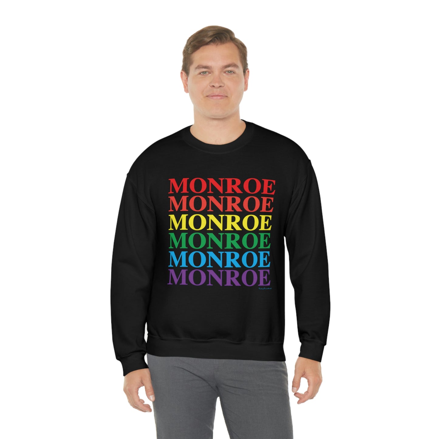 Monroe Pride Unisex Heavy Blend™ Crewneck Sweatshirt