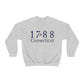 1788 Connecticut American Flag Unisex Heavy Blend™ Crewneck Sweatshirt