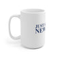 Just a kid from New Haven White Ceramic Mug
