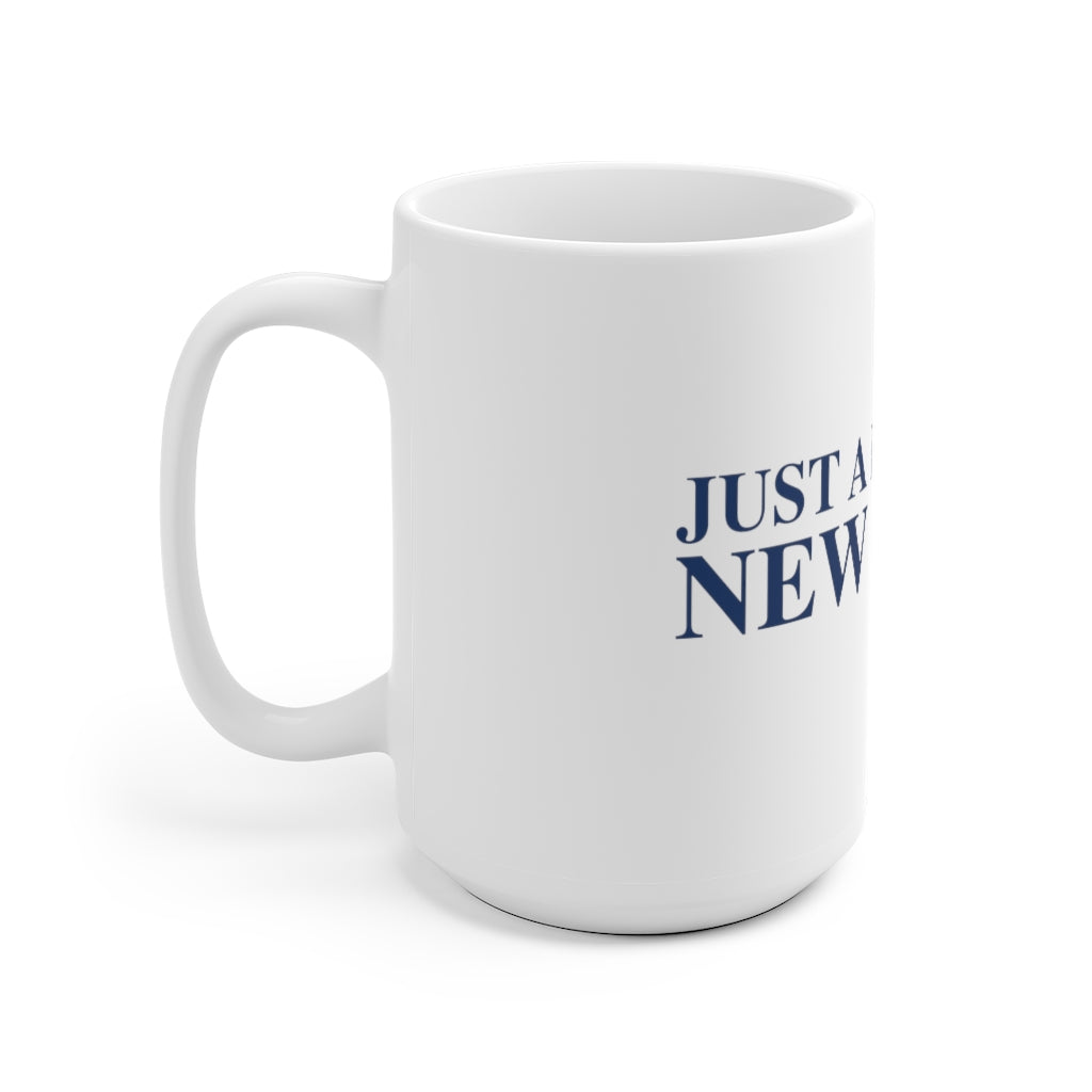 Just a kid from New Haven White Ceramic Mug