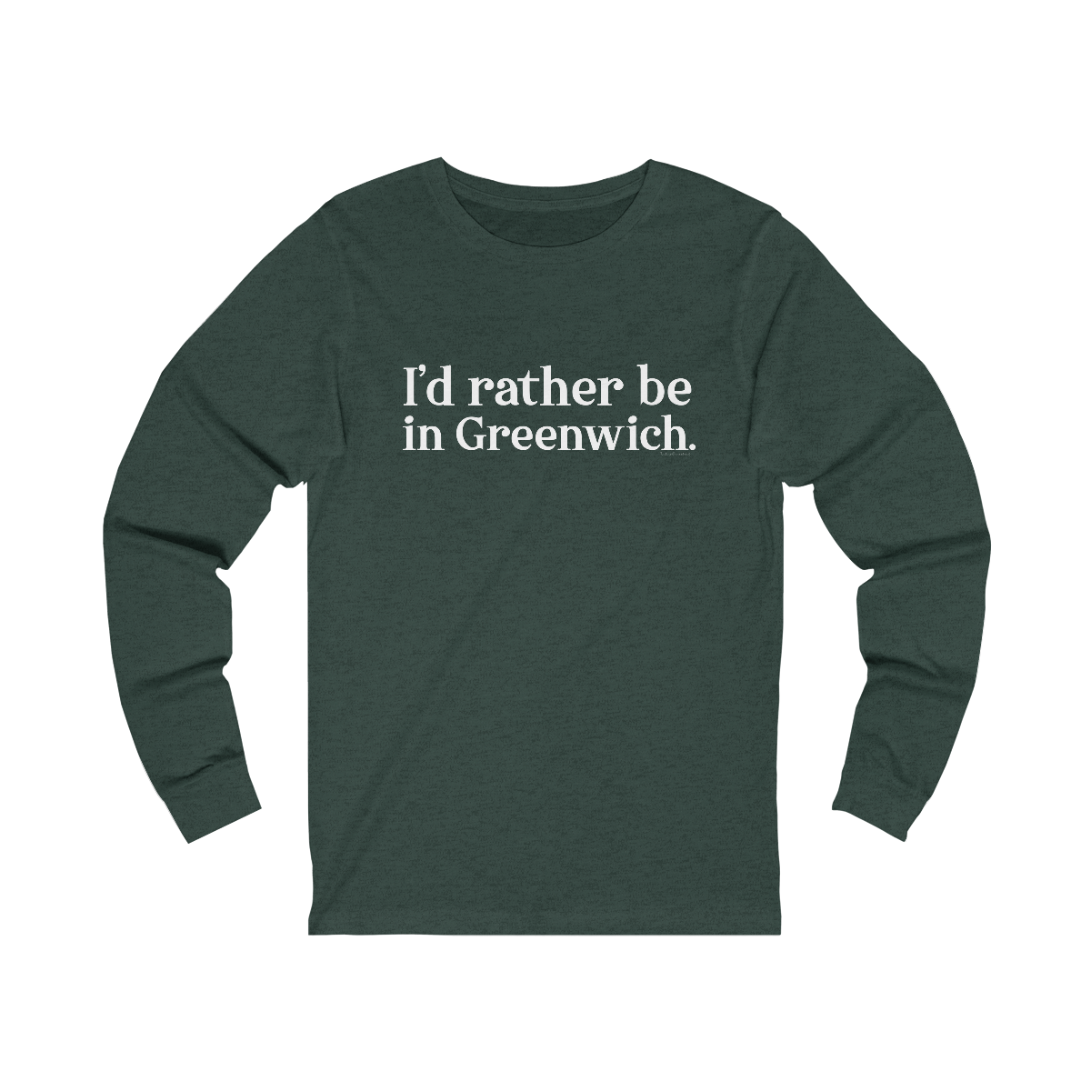 greenwich ct / connecticut long sleeve tee shirt 