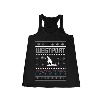 westport ct / connecticut ugly holiday sweater tank top shirt  