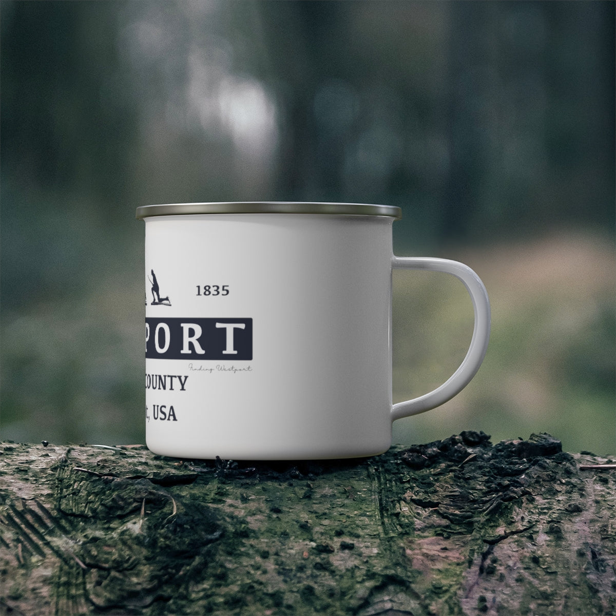 Westport Est. Enamel Camping Mug