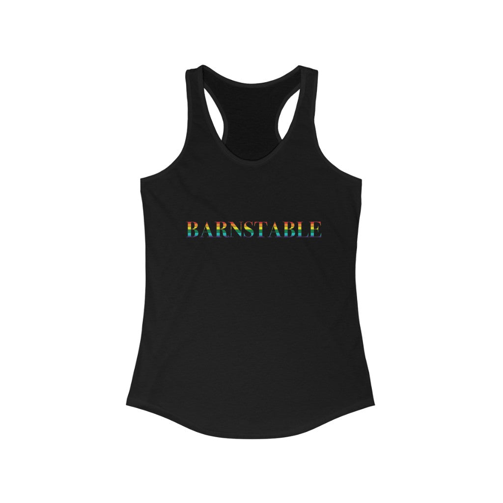 Barnstable Rainbow Women's Ideal Racerback Tank