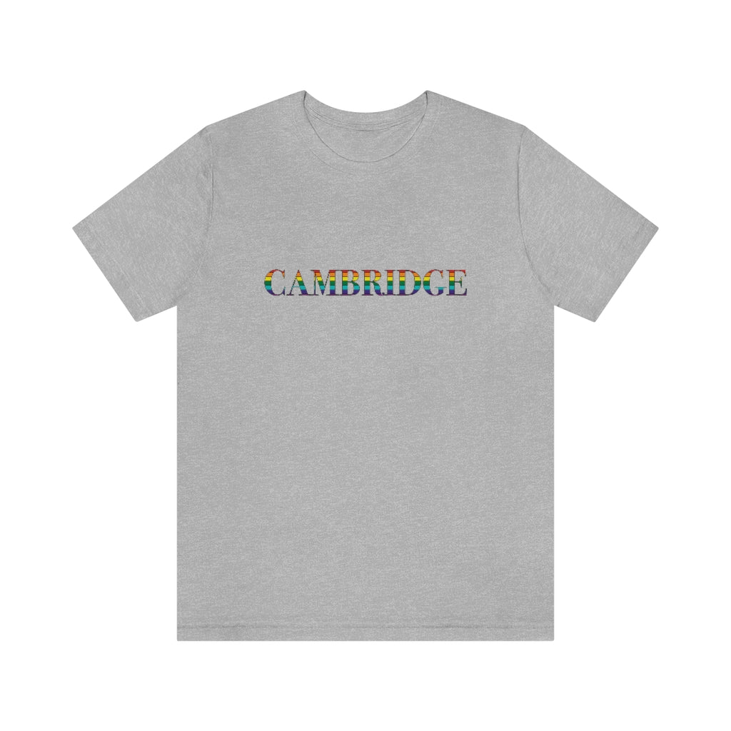 Cambridge Rainbow Unisex Jersey Short Sleeve Tee