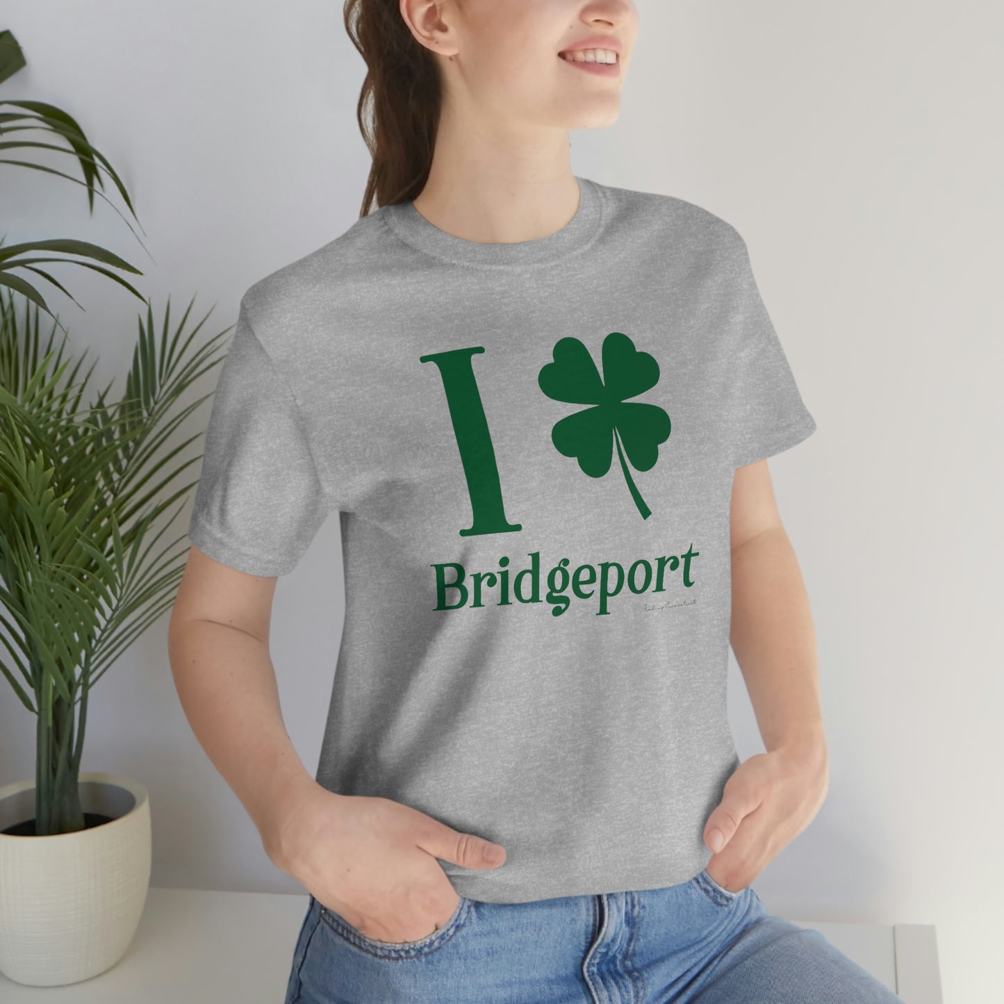 I Clover Bridgeport Unisex Jersey Short Sleeve Tee