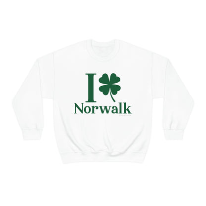 Norwalk Connecticut St. Patrick's Day shirt, I Clover Norwalk