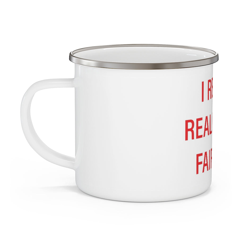 I Really Really Miss Fairfield Enamel Camping Mug