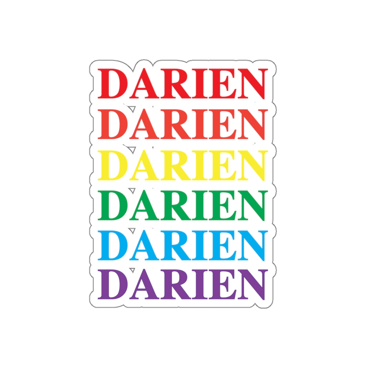 darien connecticut pride sticker