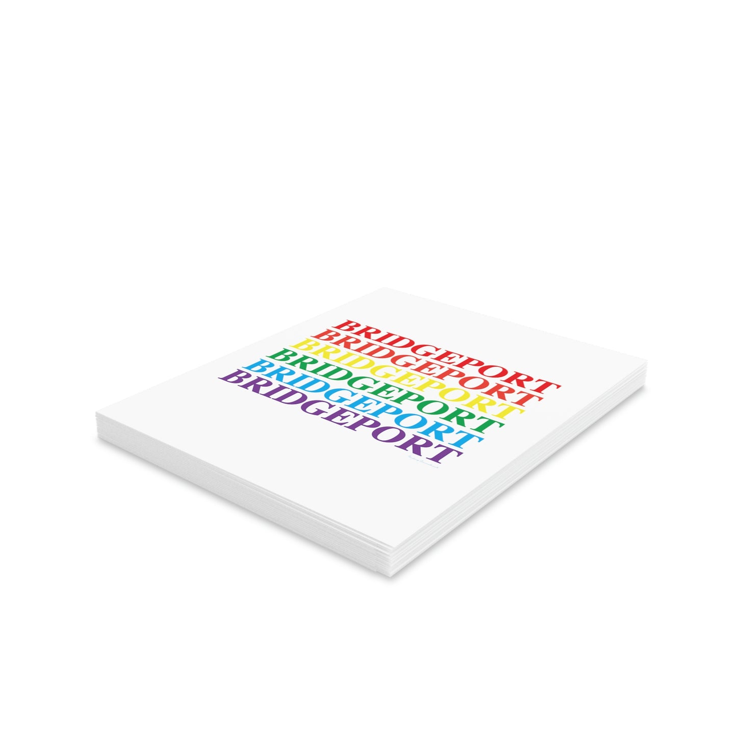 Bridgeport Pride Greeting Cards (8, 16, and 24 pcs)