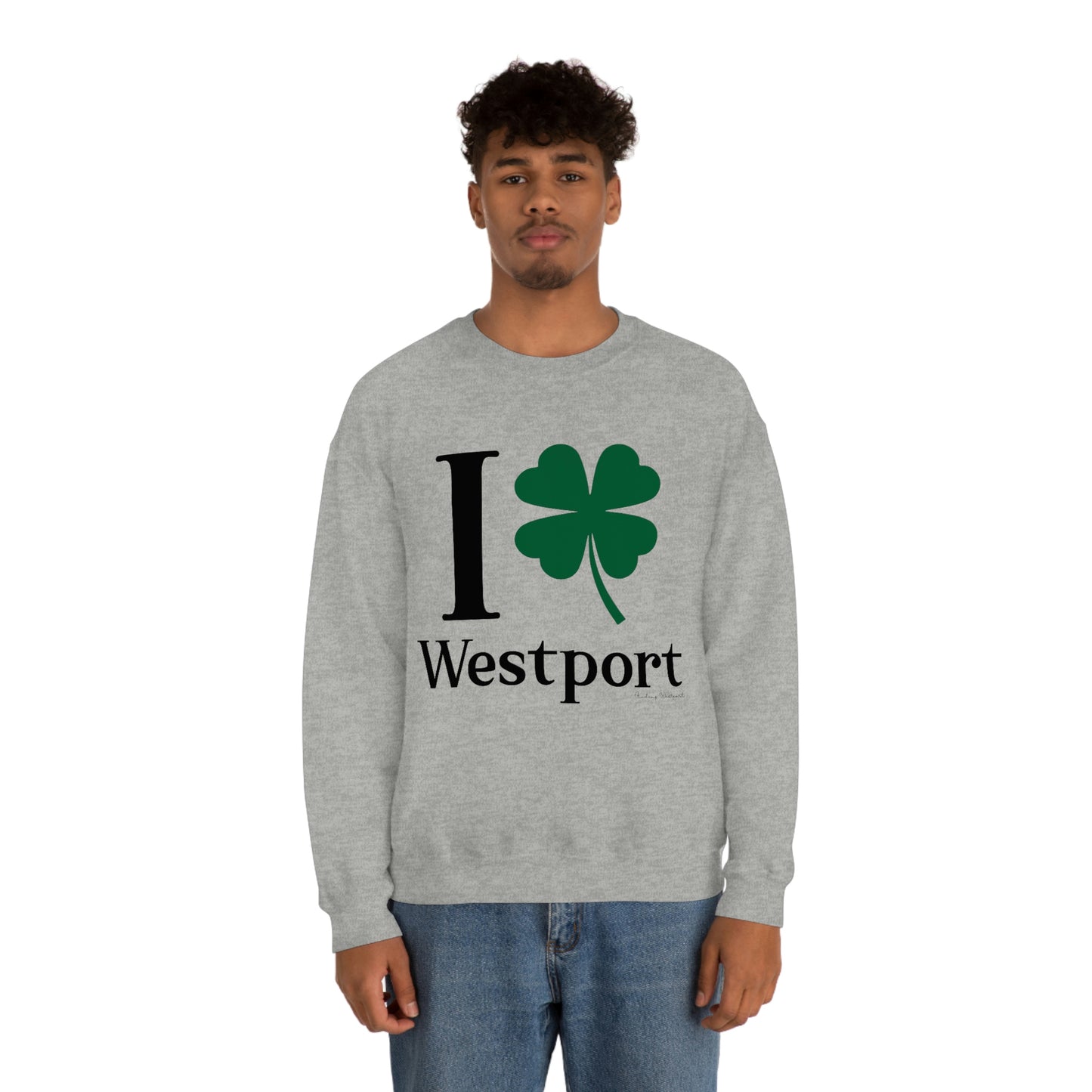 I Clover Westport Unisex Heavy Blend™ Crewneck Sweatshirt