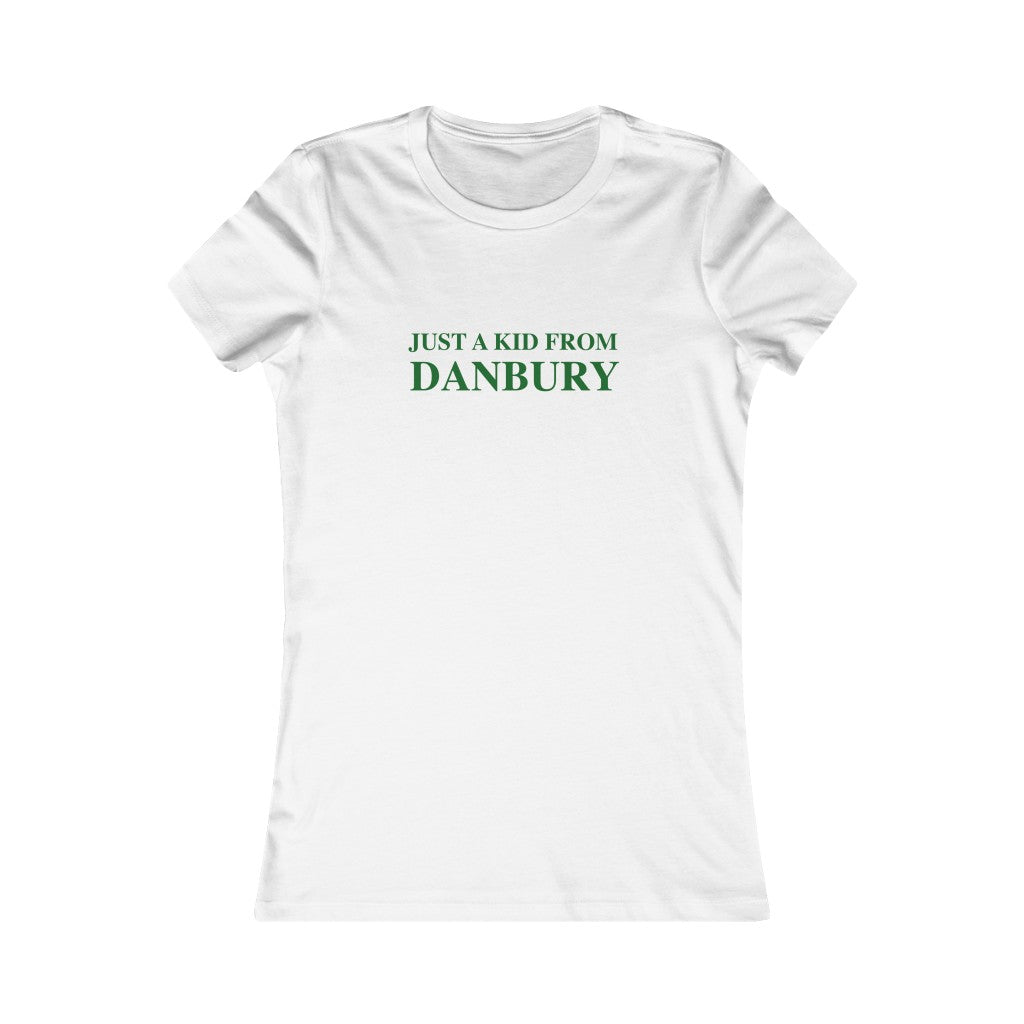 just a kid from danbury ct womens shirt