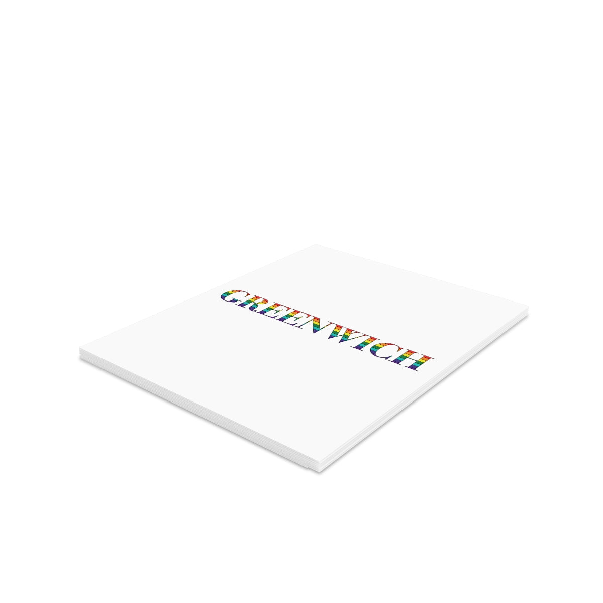 Greenwich Rainbow Greeting Cards (8, 16, and 24 pcs)