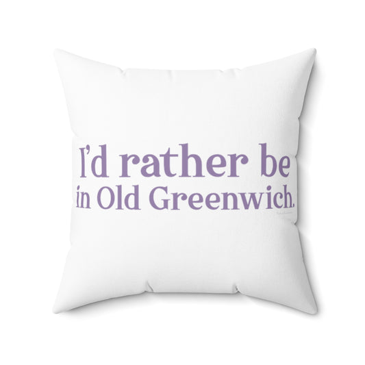 greenwich ct / connecticut pillow and home decor 