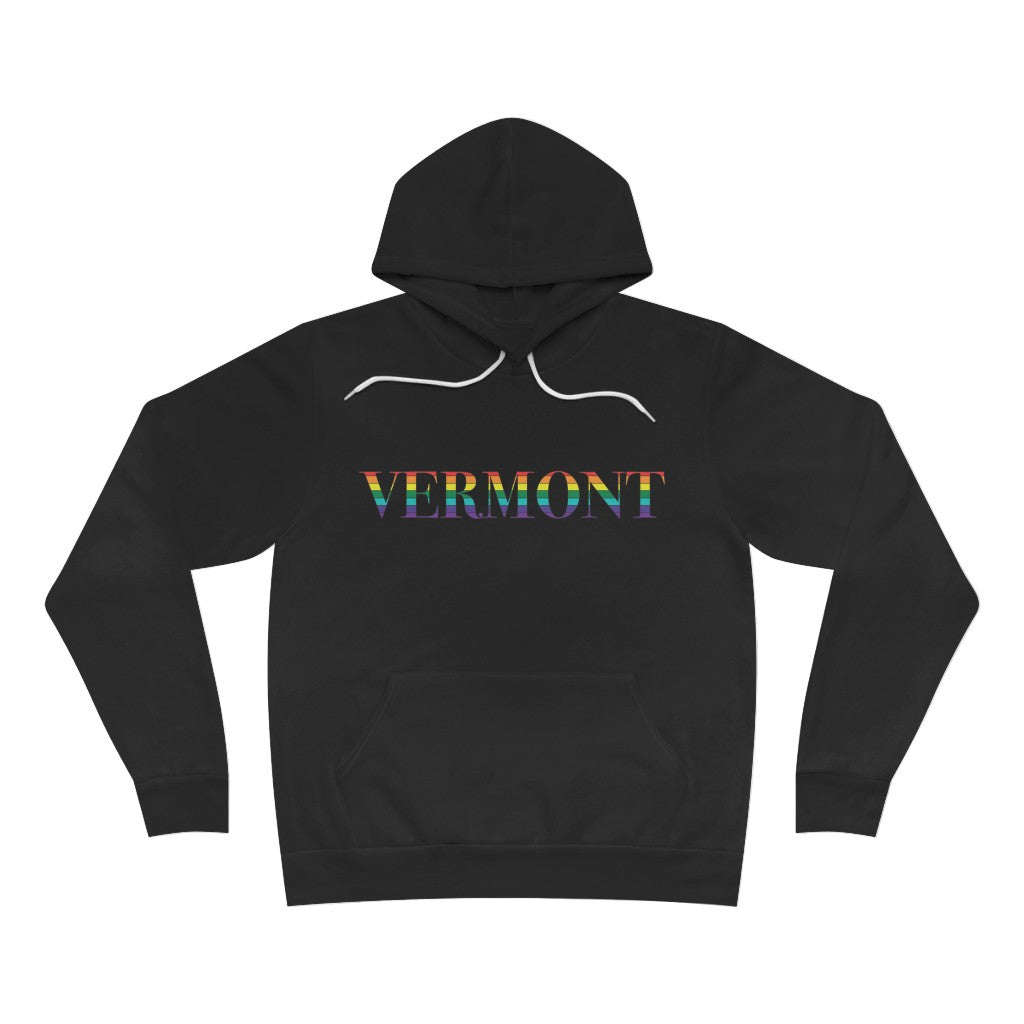 Vermont Rainbow Unisex Sponge Fleece Pullover Hoodie