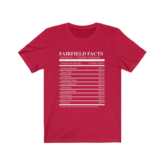 Fairfield Facts Unisex Jersey Short Sleeve Tee