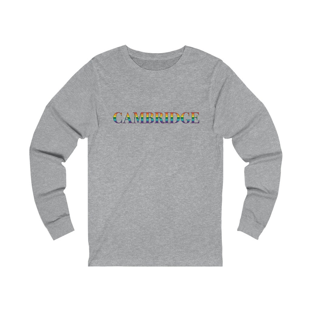 Cambridge Rainbow Unisex Jersey Long Sleeve Tee